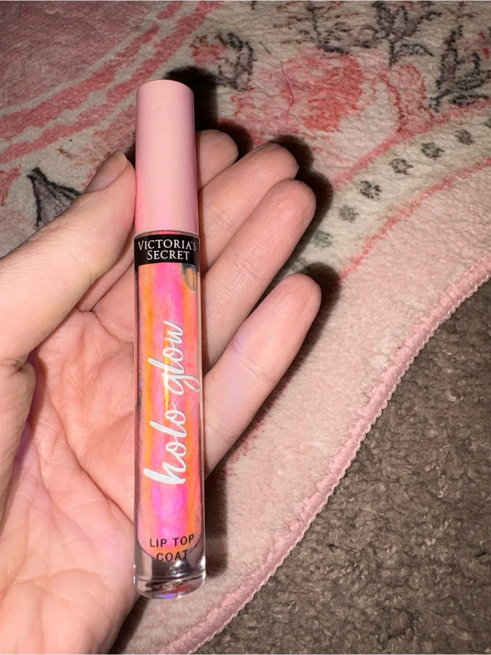 Victoria's Secret Holo Glow Lip Top Coat – Pink